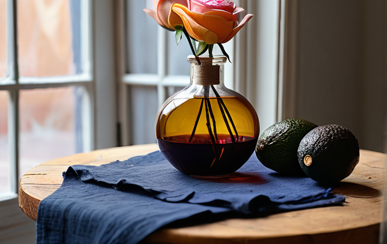 천연 염색 방법 - A serene, sun-drenched scene in a rustic French country kitchen. A woman with soft, kind eyes, weari... 천연 염색 방법 - A serene, sun-drenched scene in a rustic French country kitchen. A woman with soft, kind eyes, weari...